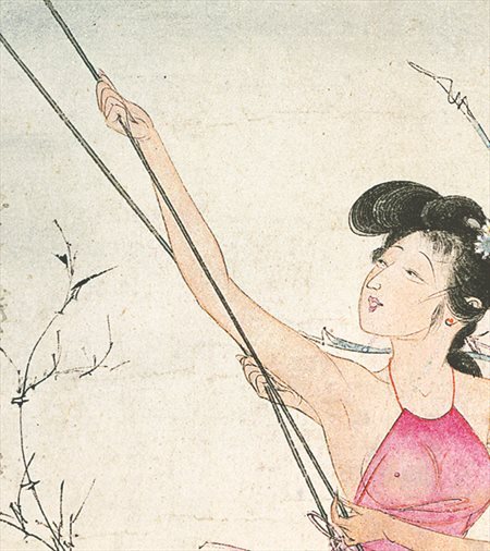 璧山县-胡也佛的仕女画和最知名的金瓶梅秘戏图
